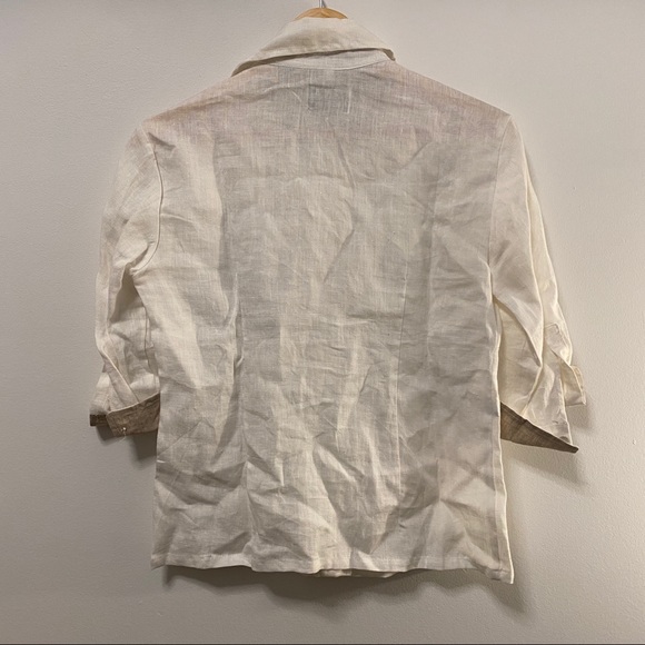 Cute Button Up with 3/4 sleeve - Picture 3 of 5